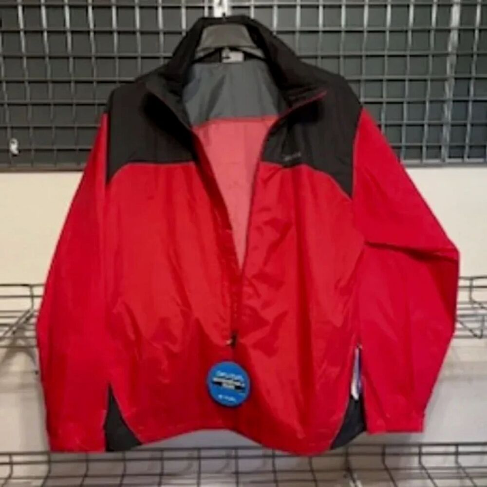 Size: XL {46-48} Waterproof Fabric Full Zip Jacket . Columbia . New w/ Tags